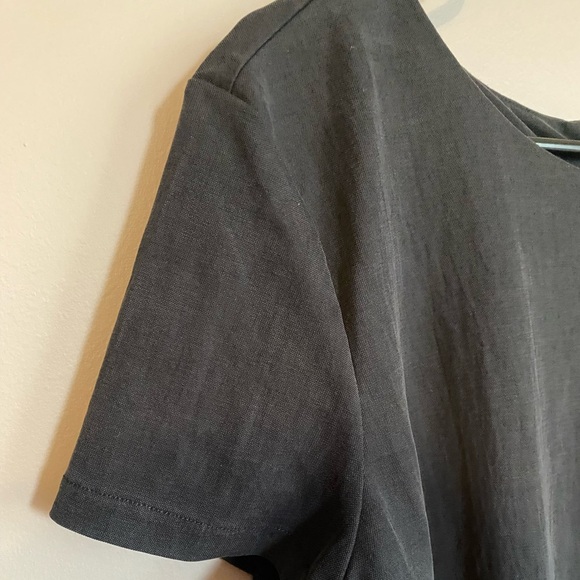 Reiss Wool & Cotton Blend Layered High Low Top Size M - Picture 5 of 11